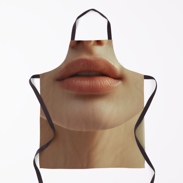 Item preview, A close-up view of full, well-defined lips illuminated by soft natural light, creating a serene and inviting ambiance. designed and sold by anytka.