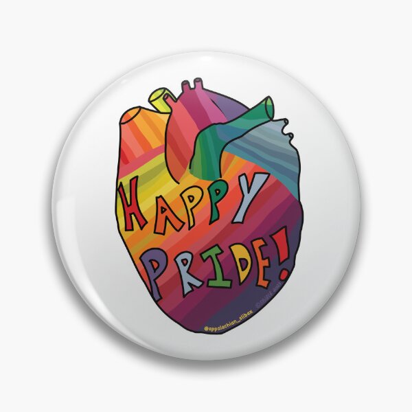 Item preview, Anatomical Pride Heart (SB & LEL collaborative design) designed and sold by AppalachianSlibex.