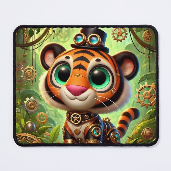 Item preview, Steampunk Sumatran Tiger designed and sold by Sillytoe.