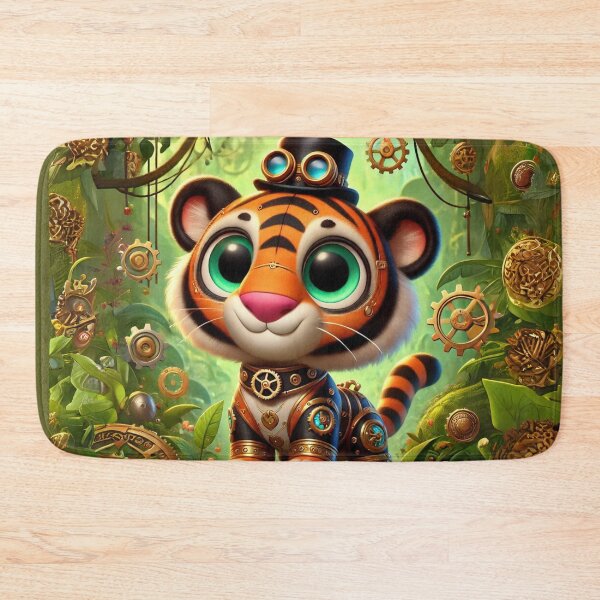 Item preview, Steampunk Sumatran Tiger designed and sold by Sillytoe.