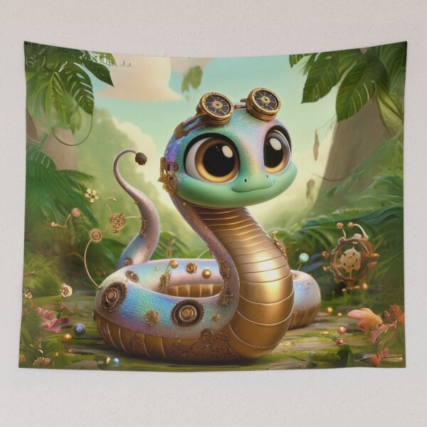 Item preview, Steampunk Sunbeam Snake designed and sold by Sillytoe.