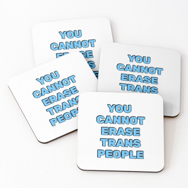 Item preview, You cannot erase trans people - Trans Rights designed and sold by Inspirationmotivation.
