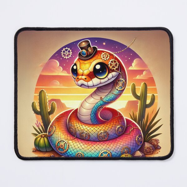 Item preview, Steampunk Sunset Ball Python designed and sold by Sillytoe.