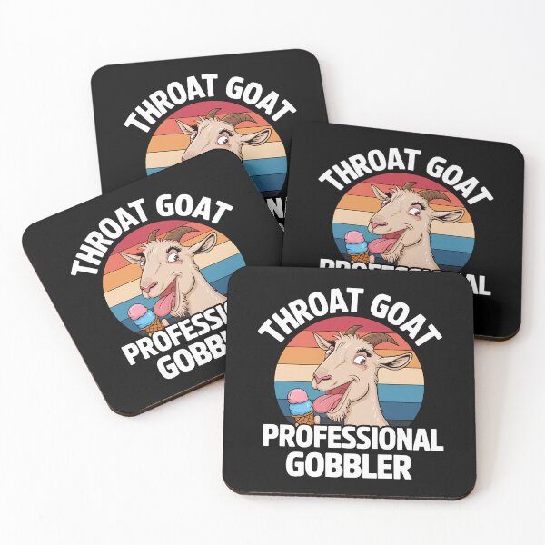 Item preview, Throat Goat professional gobbler Retro Inappropriate Adult  designed and sold by Wear the Art.
