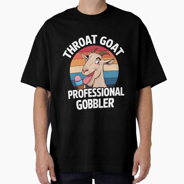 Vista previa del artículo con la obra «Macho cabrío de garganta profesional Retro Inadecuado Adulto», diseñado y vendido por Wear the Art.