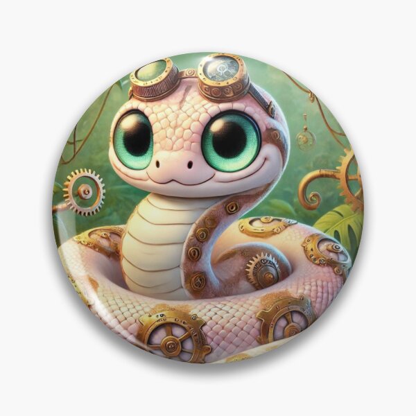 Item preview, Steampunk Super Pastel Ball Python designed and sold by Sillytoe.