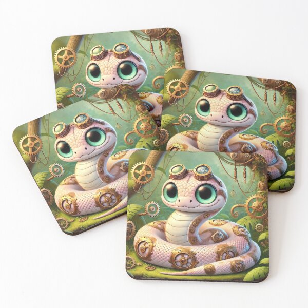 Item preview, Steampunk Super Pastel Ball Python designed and sold by Sillytoe.
