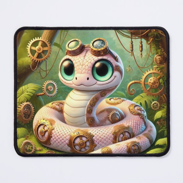 Item preview, Steampunk Super Pastel Ball Python designed and sold by Sillytoe.