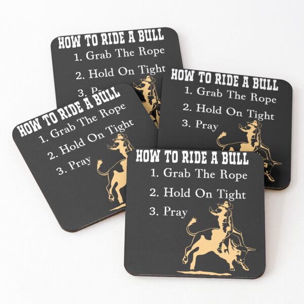 Item preview, How to Ride a Bull – Bold Western Cowboy  designed and sold by mojorisintees.
