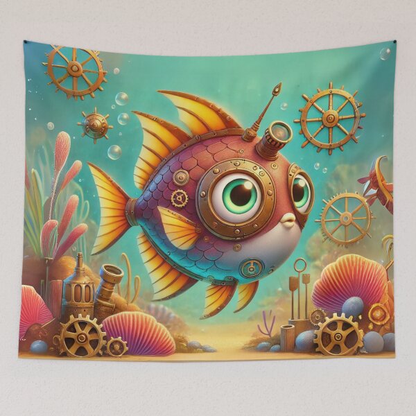 Item preview, Steampunk Surgeonfish designed and sold by Sillytoe.