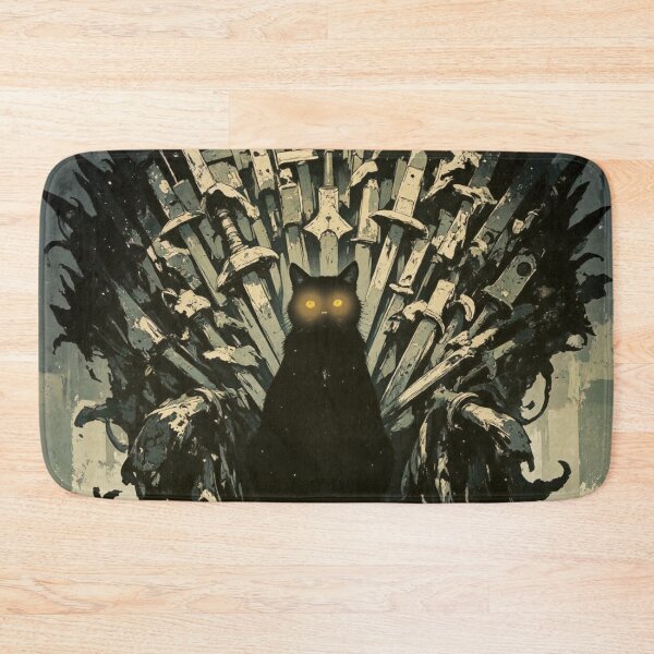 Item preview, Cat of Thrones - Funny cat poster designed and sold by define design.