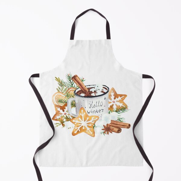 Item preview, Hello Winter Hot Chocolate Mug with Gingerbread Cookies designed and sold by silviaol.