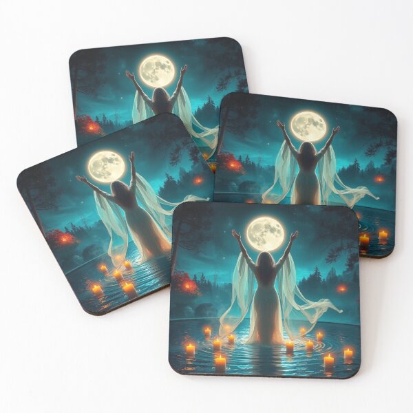 Item preview, The moon bathing witch designed and sold by Ink And Inspire.