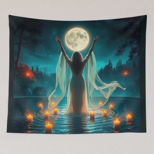 Item preview, The moon bathing witch designed and sold by Ink And Inspire.