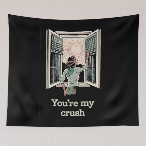 Item preview, youre my crush, valentines day designed and sold by By-LuQuiRRis.