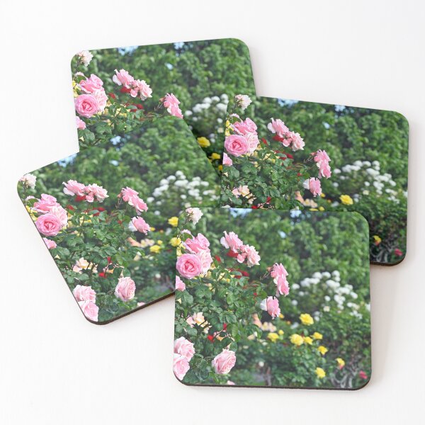 Item preview, Roses garden in Volksgarten Vienna springtime nature background designed and sold by goceris.