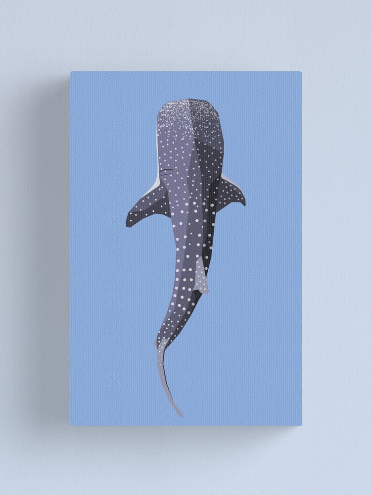 Vector Whale Shark  Canvas Print for Sale by SarcasticBadger