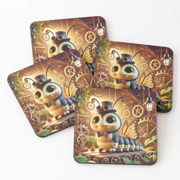 Item preview, Steampunk Swallowtail Caterpillar designed and sold by Sillytoe.