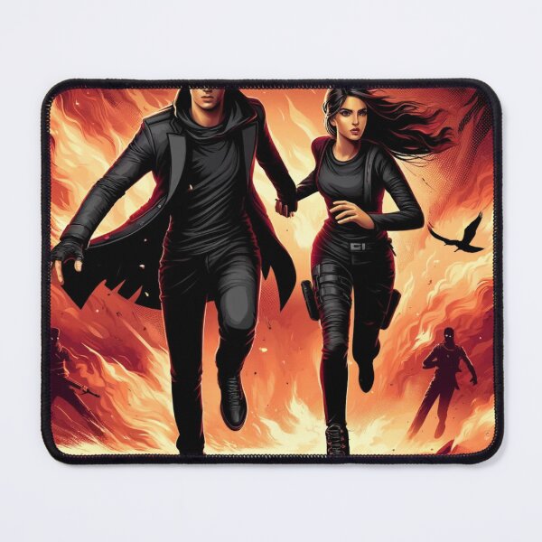 Item preview, "Fire Escape Duo:Dynamic Action Art" designed and sold by Adellisa.