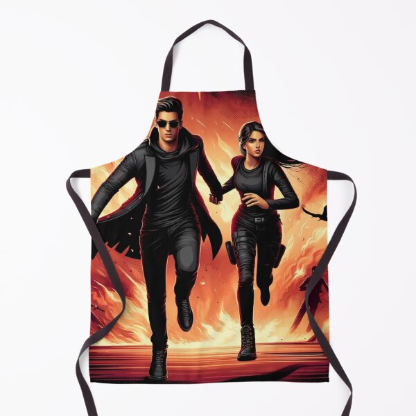 Item preview, "Fire Escape Duo:Dynamic Action Art" designed and sold by Adellisa.