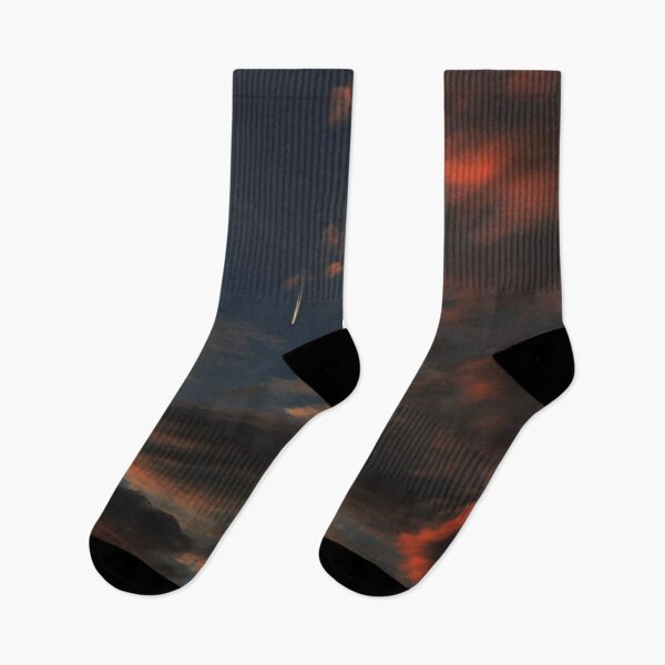 Item preview, Fiery Sunset Over the Horizon-Nature s Dramatic Sky Art designed and sold by Adellisa.