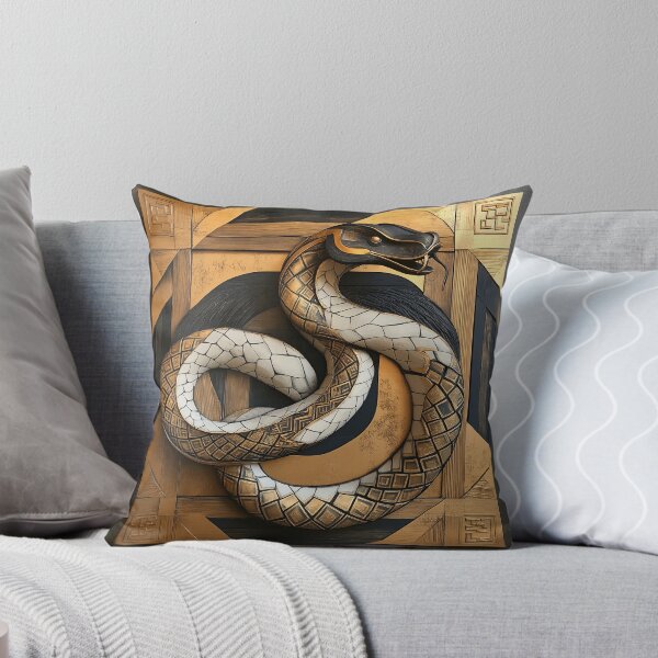 Item preview, Snake carved in wood designed and sold by OneMillionSpot.