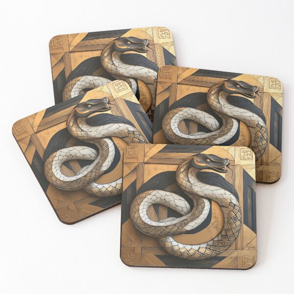 Item preview, Snake carved in wood designed and sold by OneMillionSpot.