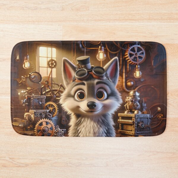 Item preview, Steampunk Swedish Elkhound designed and sold by Sillytoe.
