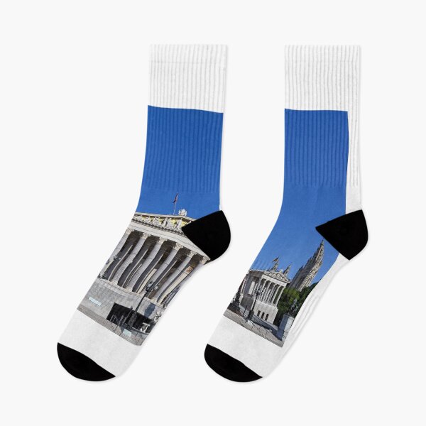 Item preview, Austrian Parliament and Rathaus tower in Vienna,Austria designed and sold by goceris.