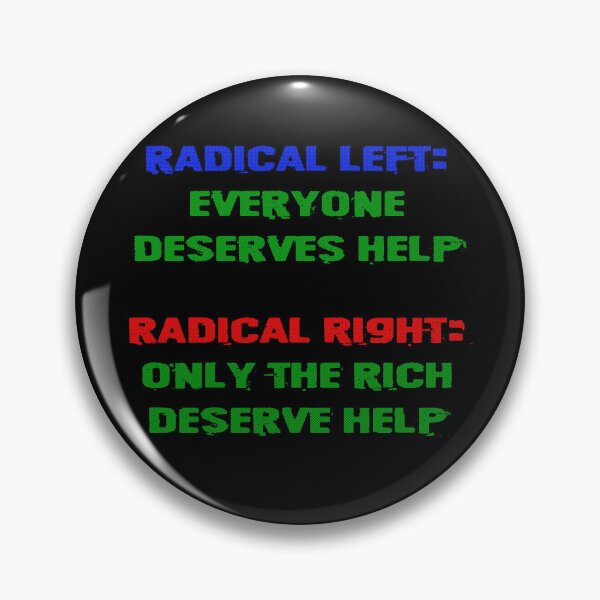 Item preview, Radical Left vs Radical Right designed and sold by Signs for Dark Times.