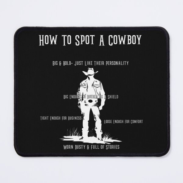 Item preview, How to Spot a Cowboy – Funny Western designed and sold by mojorisintees.