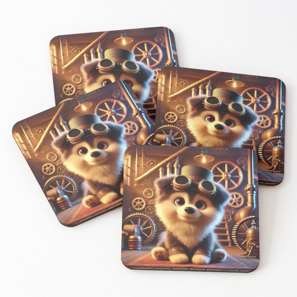 Item preview, Steampunk Swedish Lapphund designed and sold by Sillytoe.