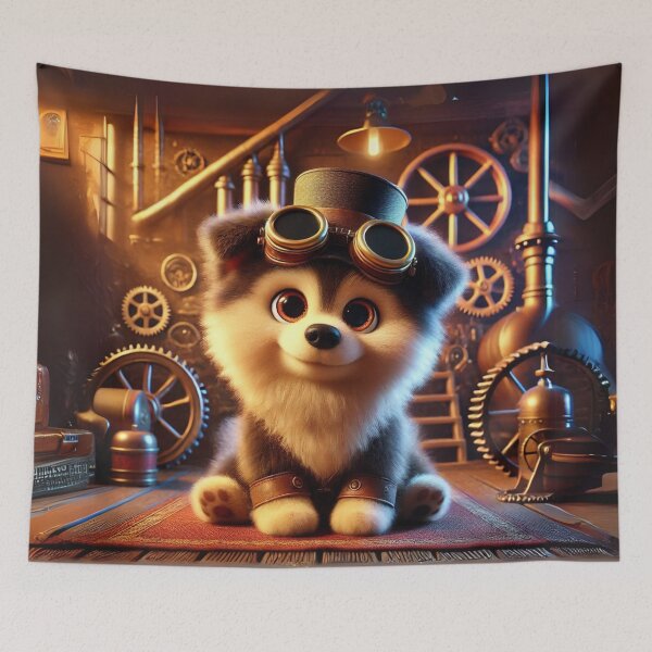 Item preview, Steampunk Swedish Lapphund designed and sold by Sillytoe.