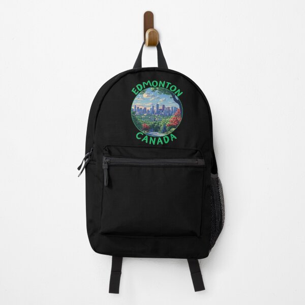 Item preview, Edmonton in Alberta Canada Retro Travel Art Landscape designed and sold by MaateoDesign.