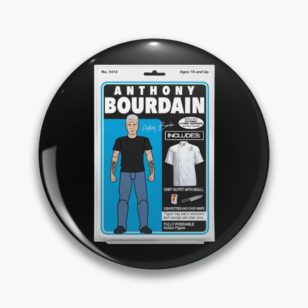 Item preview, Anthony Bourdain Action Figure - Iconic Chef Series designed and sold by ourkid.