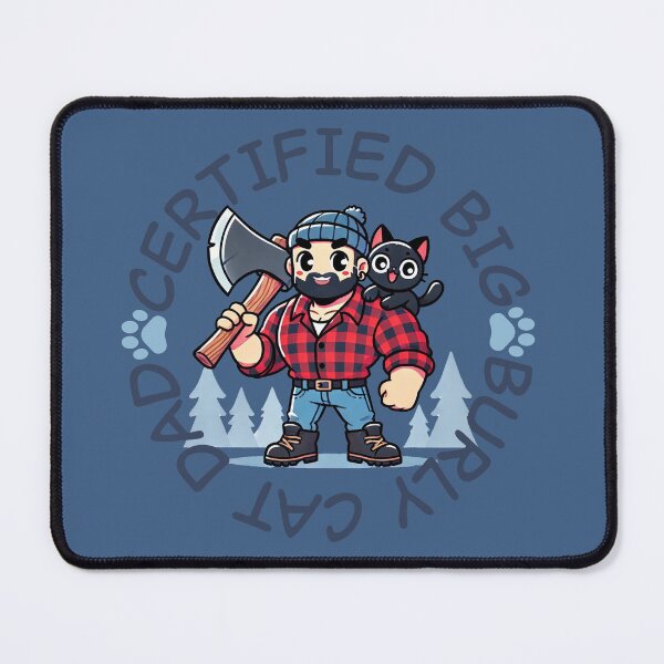 Item preview, Certified Big Burly Cat Dad - Lumberjack designed and sold by MoonlitMystic.