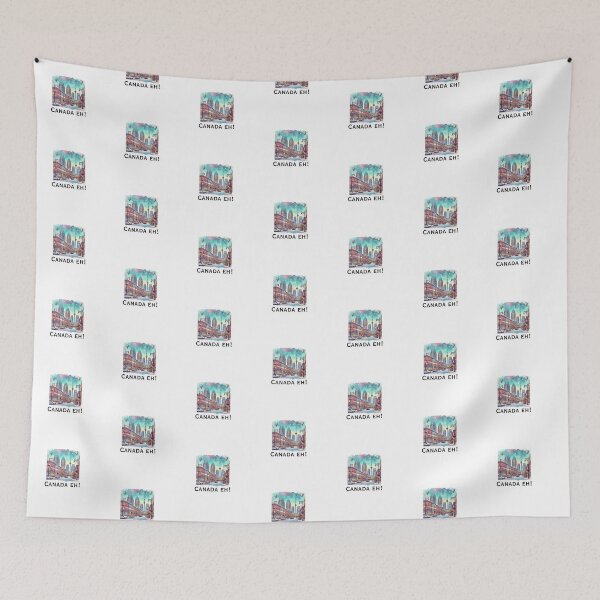 Item preview, Canada patriotic vibes, Canada eh! Famous landmarks of Canada designed and sold by Artheaven77.