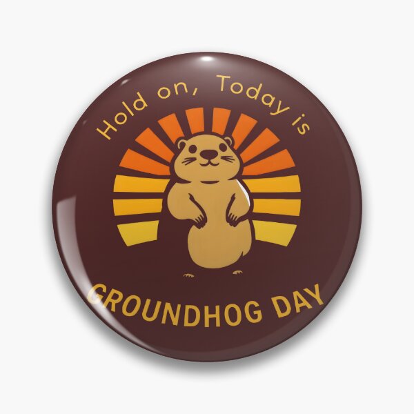 Item preview, Hold on, Today is Groundhog Day designed and sold by Vashy56.