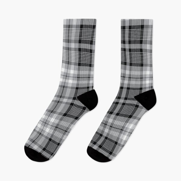 Item preview, Black , gray and white Tartan pattern designed and sold by iCraftCafe.