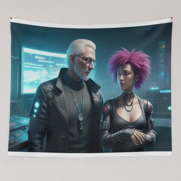 Item preview, Scifi Cyber Inventor Scientist designed and sold by highplacidity.