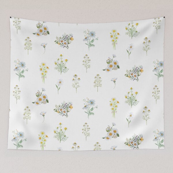 Item preview, Watercolor Chamomile Flowers  designed and sold by silviaol.