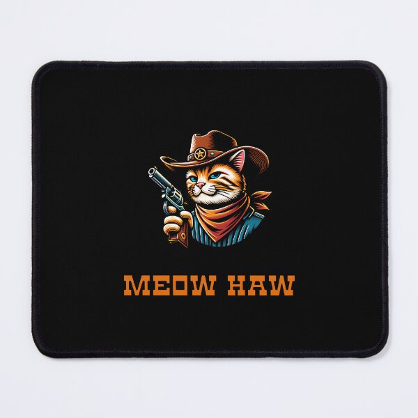 Item preview, Meow haw cowboy cat designed and sold by SekoOne.