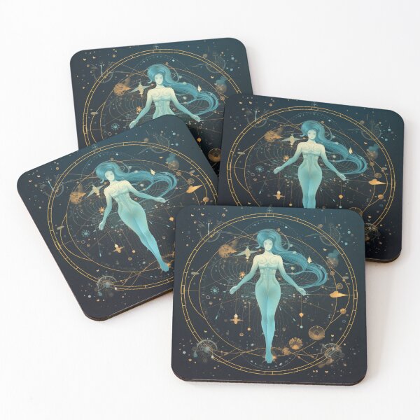 Item preview, Aquarius - February 6th, 2024 designed and sold by Astrology Horoscope Art.