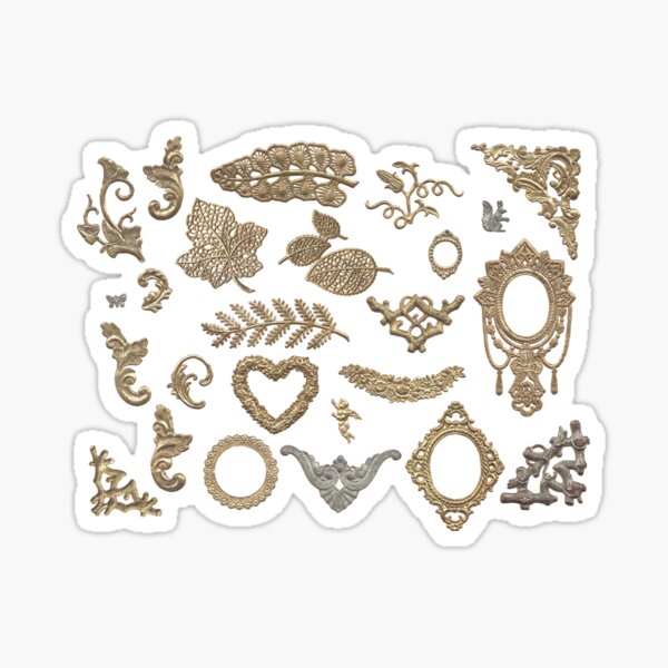 Item preview, Gold Leaf Frame Icon designed and sold by TPR1.
