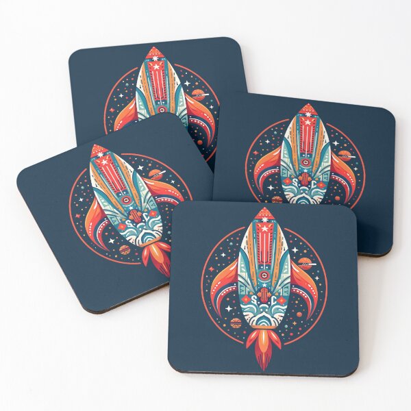 Item preview, Colorful Spaceship designed and sold by BestRebel.