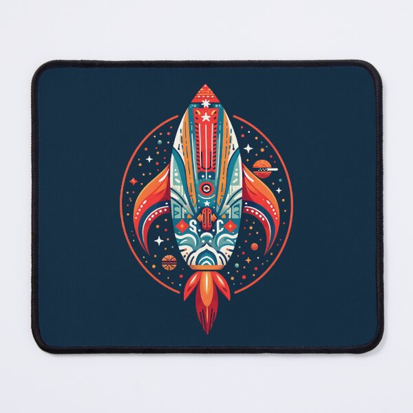 Item preview, Colorful Spaceship designed and sold by BestRebel.