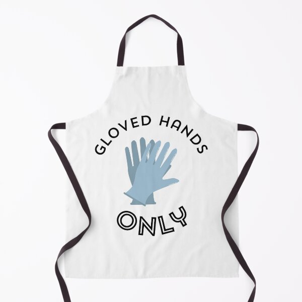 Item preview, Gloved Hands Only Label, Wear Gloves Here designed and sold by quiet-charm.