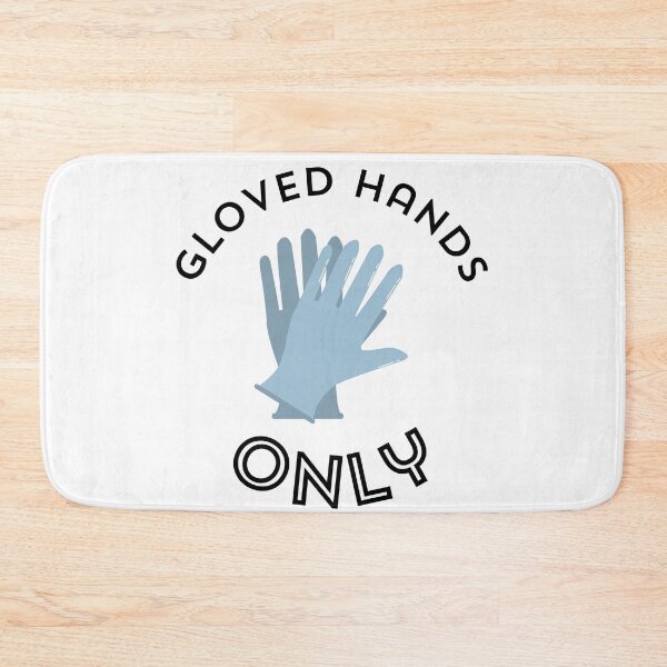 Item preview, Gloved Hands Only Label, Wear Gloves Here designed and sold by quiet-charm.