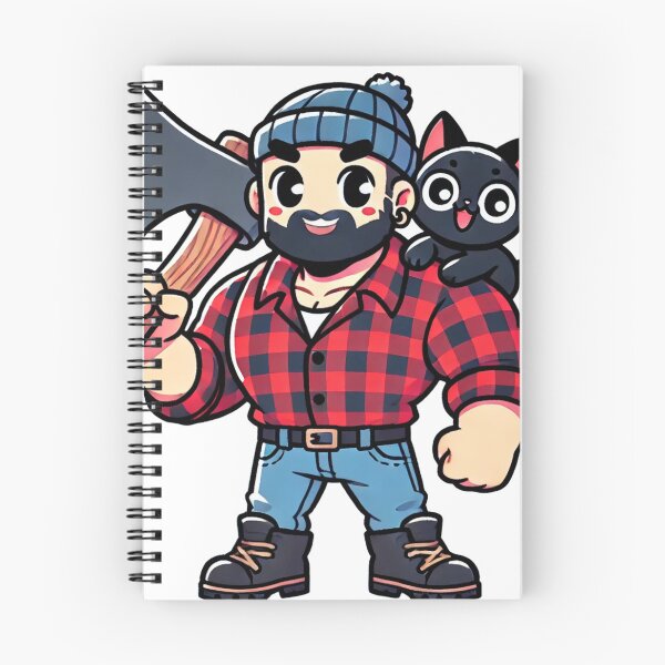 Item preview, Big Burly Cat Dad - Lumberjack designed and sold by MoonlitMystic.