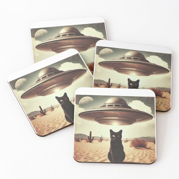 Item preview, Ufo Cat designed and sold by melkmerch.